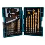 Kép 1/2 - Makita fémfúró készlet, HSS-TIN, 1.5-10mm, 19db