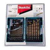 Kép 2/2 - Makita fémfúró készlet, HSS-TIN, 1.5-10mm, 19db
