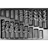 Kép 4/5 - Mar-Pol csigafúrószár készlet, 1-10mm, HSS, 170db