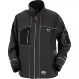 Kép 1/2 - Munkavédelmi softshell dzseki, fekete, S