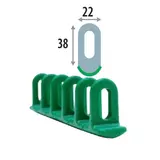 Kép 2/3 - Mastroweld gömbölyű multipad, zöld, 6x22x156mm, 3db