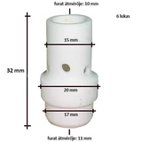 Kép 2/2 - Mastroweld MB36KD gázelosztó, műanyag