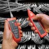 Kép 2/7 - Maxwell-Digital érpárkereső hangjelzéssel, LED, RJ45 kábel teszter