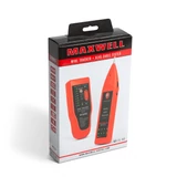 Kép 7/7 - Maxwell-Digital érpárkereső hangjelzéssel, LED, RJ45 kábel teszter