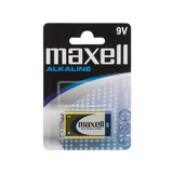 Kép 1/2 - Maxell alkáli 9V-os elem, E, 1db/bliszter