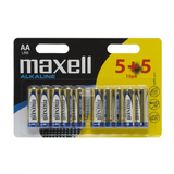 Kép 1/2 - Maxell alkáli ceruza elem, AA, 1.5V, 5+5db