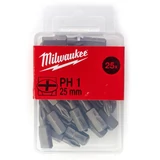 Kép 1/2 - Milwaukee csavarozó bithegy, PH1, 25mm, 25db