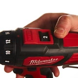 Kép 3/7 - Milwaukee M12 BDD-0 akkus fúró-csavarozó 12V (akku és töltő nélkül)