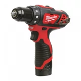 Kép 2/6 - Milwaukee M12 BDD-202C akkus fúró-csavarozó 2x2.0Ah akkuval és töltővel