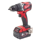 Kép 2/4 - Milwaukee M18 CBLPD-502C akkus ütvefúró-csavarozó 2x5.0Ah akkuval és töltővel