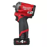 Kép 2/4 - Milwaukee M12 FIW38-422X akkus ütvecsavarozó 3/8", 1x2.0Ah+1x4.0Ah akkuval és töltővel