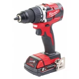 Kép 2/3 - Milwaukee M18 CBLDD-202C akkus fúró-csavarozó, 18V, 2x2.0Ah akkuval és töltővel