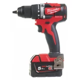 Kép 1/2 - Milwaukee M18 CBLPD-502C akkus ütvefúró-csavarozó 2x5.0Ah akkuval és töltővel