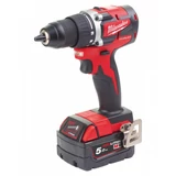 Kép 2/2 - Milwaukee M18 CBLPD-502C akkus ütvefúró-csavarozó 2x5.0Ah akkuval és töltővel