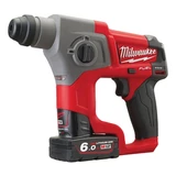 Kép 1/3 - Milwaukee M12 CH-602X akkus SDS-plus fúrókalapács 2x6.0Ah akkuval és töltővel