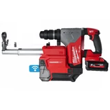 Kép 2/5 - Milwaukee M18 ONEFHXDEL-552C akkus SDS-plus fúró-vésőkalapács porelszívóval 2x5.5Ah akkuval és töltővel