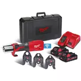 Kép 1/4 - Milwaukee M18 ONEBLHPT-302C akkus hidraulikus prés szett 2x3.0Ah akkuval és töltővel