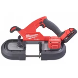 Kép 1/4 - Milwaukee M18 FBS85-202C akkus szalagfűrész 2x2.0Ah akkuval és töltővel
