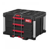 Kép 1/5 - Milwaukee 2 Packout tároló láda, 3 fiókos, 560x410x360mm