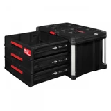Kép 3/5 - Milwaukee 2 Packout tároló láda, 3 fiókos, 560x410x360mm