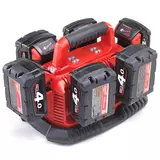 Kép 2/2 - Milwaukee M1418C6 multizónás akkutöltő, 14.4-18V