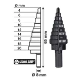 Kép 3/4 - Milwaukee lépcsős fúró készlet, 12-35mm, 3db