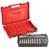 Kép 2/2 - Milwaukee racsnis dugókulcs készlet 1/2", 10-24mm, 28 részes 