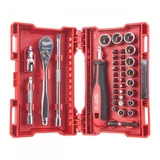 Kép 1/2 - Milwaukee racsnis dugókulcs készlet 1/4&quot;, 6-14mm, 38 részes