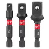 Kép 1/2 - Milwaukee Shockwave dugókulcs adapter szett 3 részes