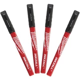 Kép 2/4 - Milwaukee InkZall filctoll 0.6mm hegyű, fekete, 4db