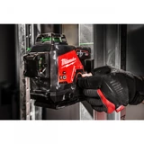 Kép 3/5 - Milwaukee M12 3PL-0C akkus 360° 3 síkú lézer, zöld 12V (akku és töltő nélkül)