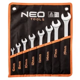 Kép 1/3 - Neo Tools csillag-villáskulcs készlet, 6-19mm, 8 részes