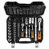 Kép 2/2 - Neo Tools dugókulcs készlet, 1/4"-1/2", 73 részes