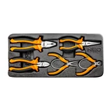 Kép 1/3 - Neo Tools fogókészlet műhelykocsitálcával, 5 darabos