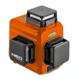 Kép 1/4 - Neo Tools lézeres szintező, mágneses, önbeálló, piros, 15m