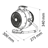 Kép 6/6 - Neo Tools elektromos hősugárzó ventilátorral, 2.4kW, 460m3/h