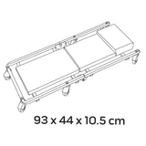 Kép 3/3 - Neo Tools szerelőpad, gurulós, 93x44x10cm, 6.5kg