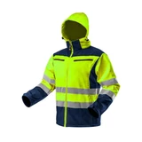 Kép 1/5 - Neo Tools SoftShell kabát, láthatósági, sárga, S/48
