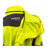 Kép 2/5 - Neo Tools SoftShell kabát, láthatósági, sárga, L/52