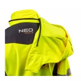 Kép 2/5 - Neo Tools SoftShell kabát, láthatósági, sárga, S/48