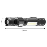 Kép 2/4 - Neo Tools zseblámpa, tölthető, 2 funkció, USB, 10W