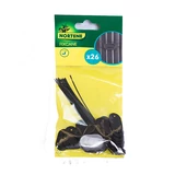 Kép 2/2 - Nortene Fixcane rögzítő műanyag nádfonat rögzítéséhez, fekete, 3.3x19mm, 26db