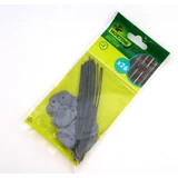 Kép 2/2 - Nortene Fixcane rögzítő műanyag nádfonat rögzítéséhez, szürke, 3.3x19mm, 26db