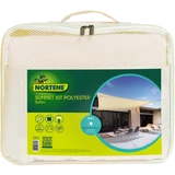 Kép 2/2 - Nortene SUNNET KIT POLYESTER napvitorla, négyzet, bézs, 5x5m