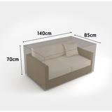 Kép 2/3 - Nortene COVERTOP vízálló bútortakaró szövet 2 fős kanapéhoz, 140x85x70cm