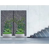 Kép 4/5 - Nortene MOSAIC dekoratív PP panel, szürke, 1x2m
