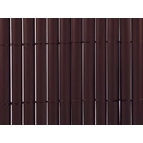 Kép 1/3 - Nortene Plasticane Oval ovális profilú műanyag nád, PVC, barna, 13mm, 1.5x3m