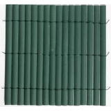 Kép 2/5 - Nortene Plasticane félovális profilú műanyag nád, zöld, 1.5x3m