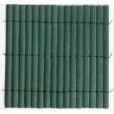 Kép 2/5 - Nortene Plasticane félovális profilú műanyag nád, bambusz színű, 1x3m