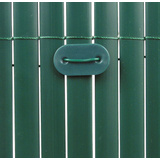 Kép 5/5 - Nortene Plasticane félovális profilú műanyag nád, zöld, 1x3m